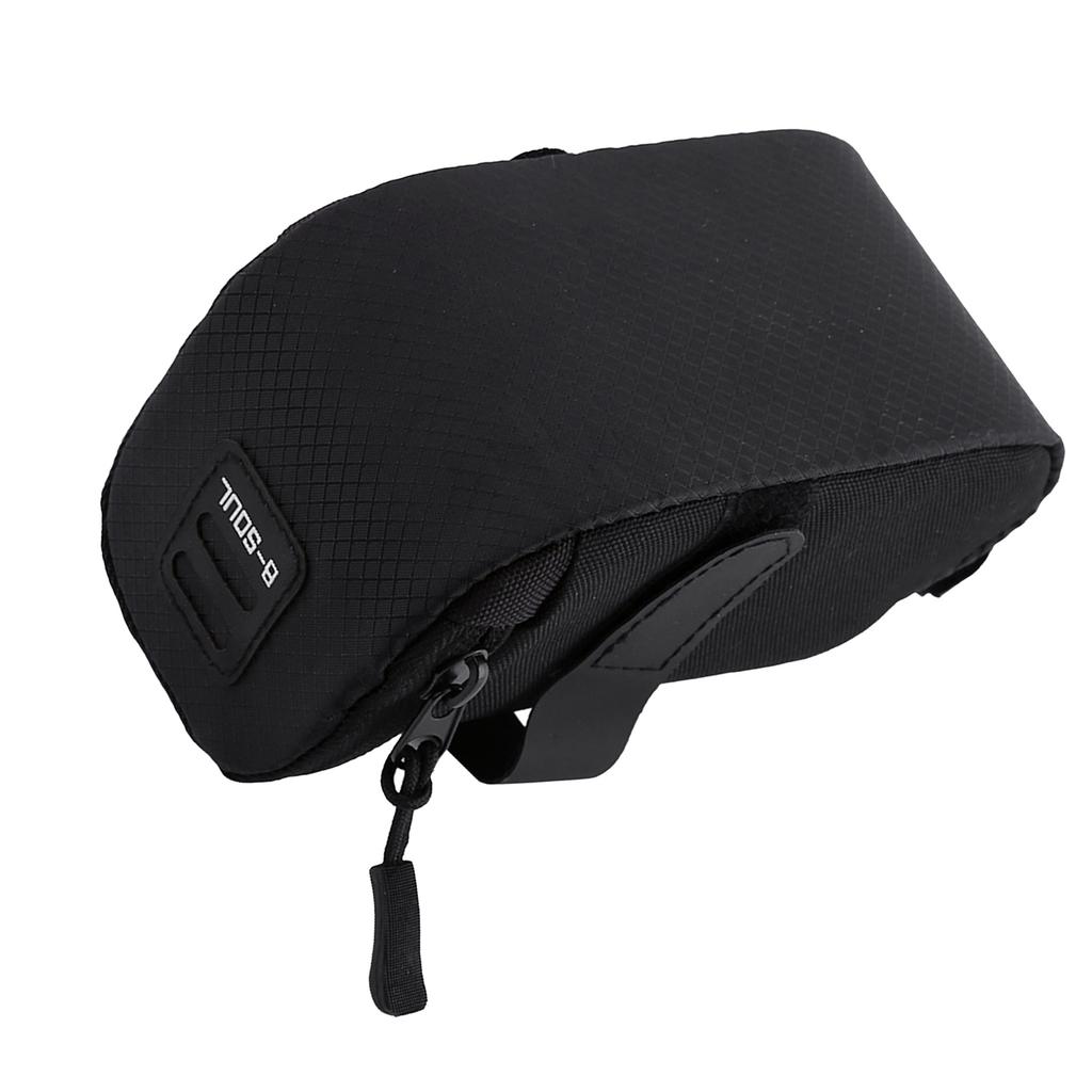 Saddle Bag Rear Seat Storage Tail Pouch Bike Bag For Outdoor Riding Equipment(black)