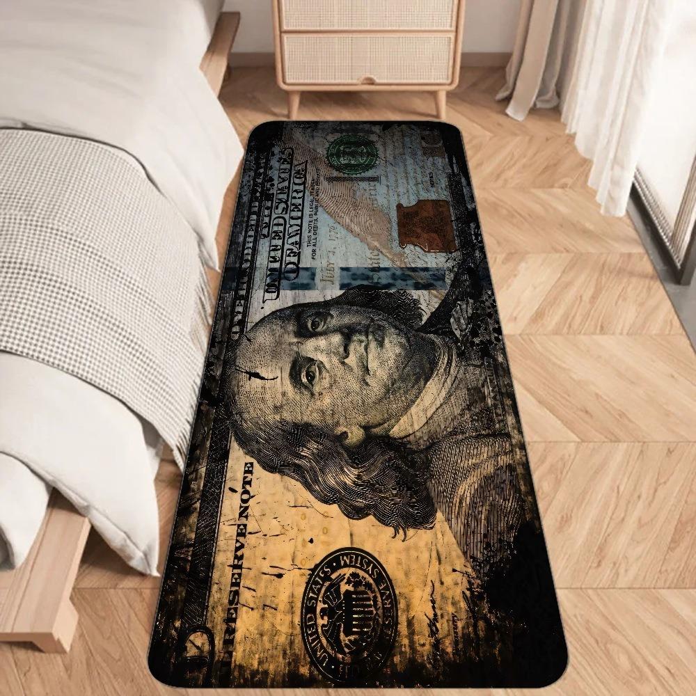 Tappeto Tappetino Tappeto Stampa Banconota da 100 Dollari - Arte Graffiti & Design Classico per Soggiorno Camera da Letto Decorazione Casa Tappetino per Pavimento