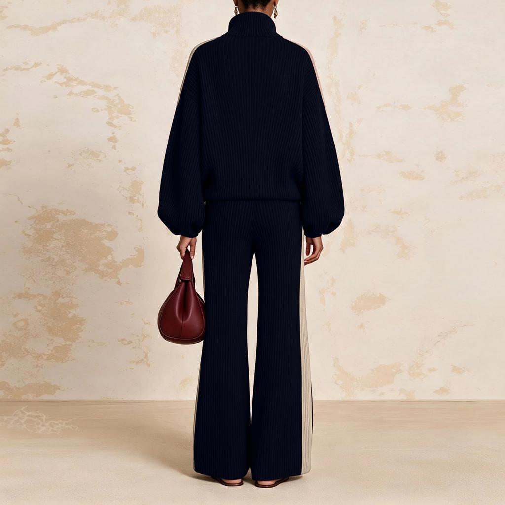 Women's Corduroy Two Piece Set with Color for Fall and Winter