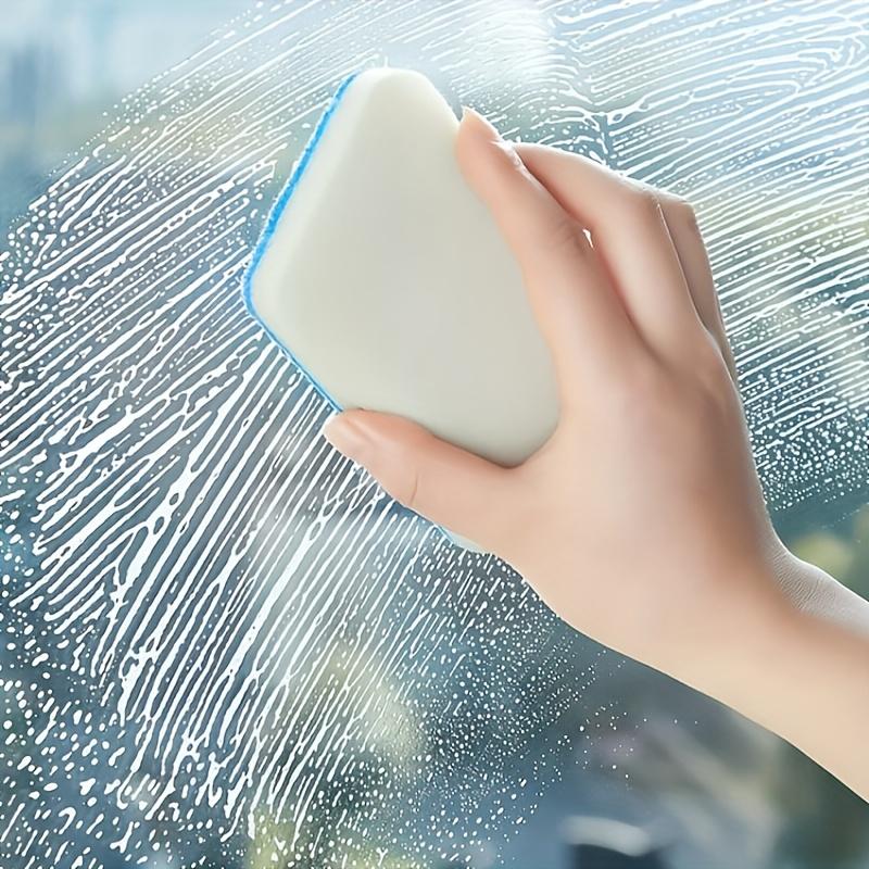 Long Handle Multi-functional Bathroom Cleaning Brush with Replaceable Head for Bathtub, Tiles, Windows, Glass - Sponge Brush