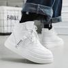 High-top board shoes men's autumn new heightening platform trendy shoes men's fashion men's personality fluorescent green men's shoes
