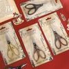 Jianwu Vintage Heart-shaped Orchid Scissors Material Collage Cutting Tools Creative Diy Journal Student Supplies Stationery