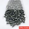 100pcs/20pc Mixed Car Metal Screw Tapping Fastener Clip U-Type Clip with Screw Anti-rust Protection Clip Screw Buckle Iron Sheet