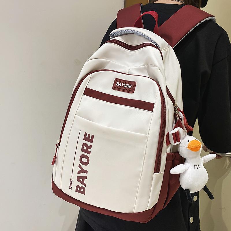 School Bag Children Elementary School Girls Junior High School High School Students College Students Alphabet Backpack