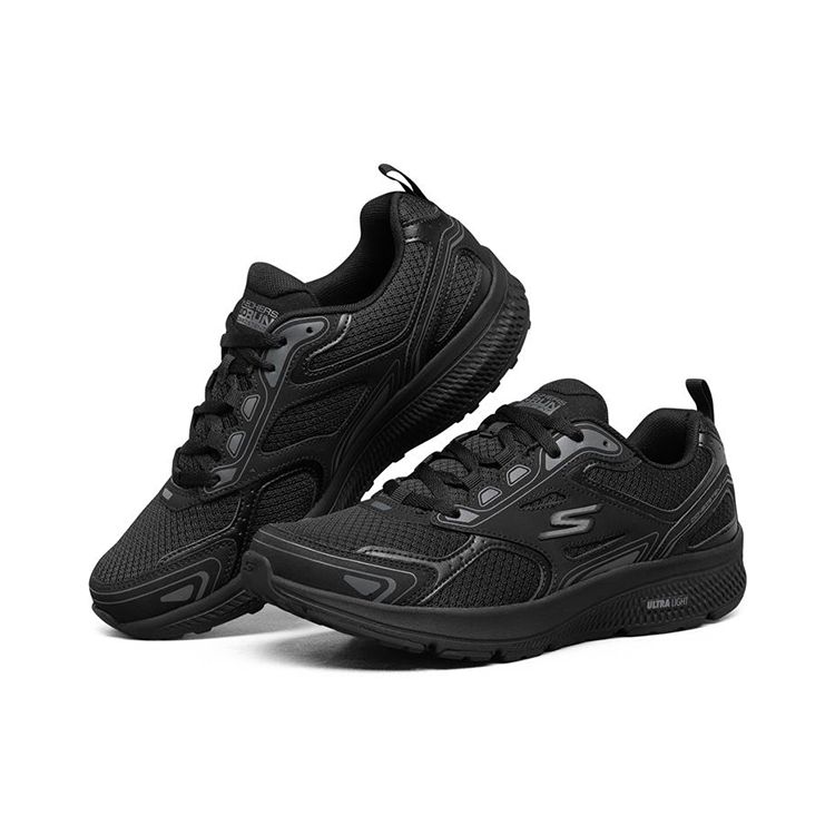 Skechers Go Run Consistent Lightweight Supportive Running Shoes Men sneaker Black 220034-BKCC