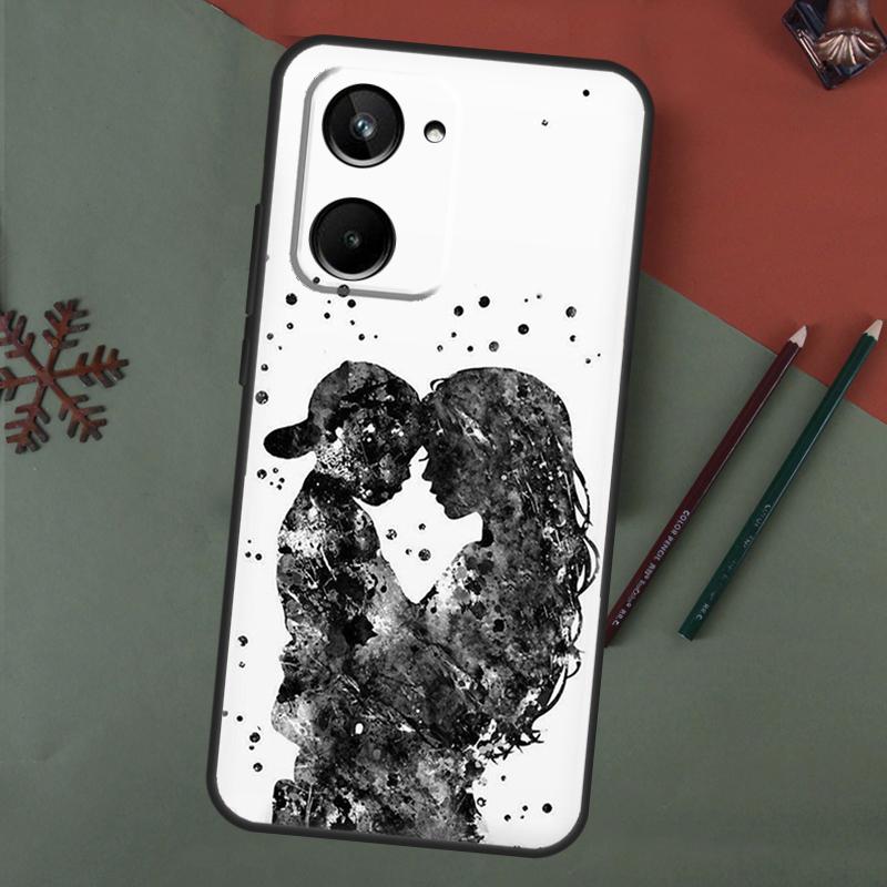 Super Mom Love Kid For Realme GT Neo 5 3 2 T 8 9 10 11 Pro Plus C11 C15 C21 C25 C30 C31 C33 C35 C55 C21Y Case