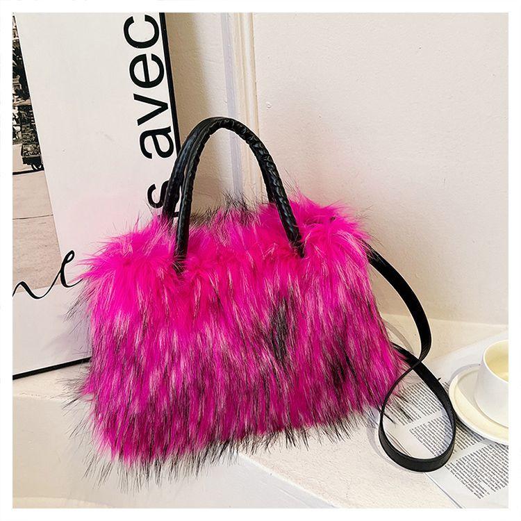 Trendy Plush Handbag - New Autumn/winter Collection - Shoulder Bag/crossbody Bag