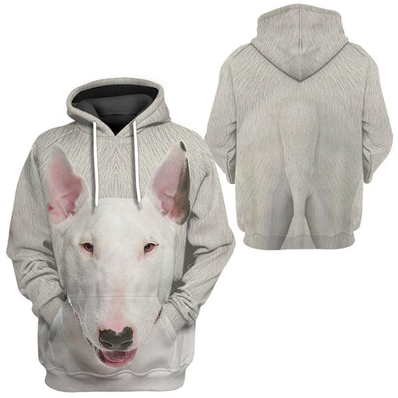 Animal Doberman Puppdog 3D Print Hoodie Men Oversized Long Sleeve Pullovers Bullhead Terrier Corgi Pets Dog Graphic Hoodies Tops