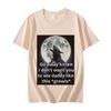 Go Away Kitten Alpha Werewolf TShirt Mens Womens Gothic Vintage Short Sleeve TShirts High Quality Fashion Oversized T Shirts