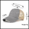 Mesh CA662 [White Fang] Cap, Distressed, Hat, Running, Outdoor, Women, Men, (Khaki)