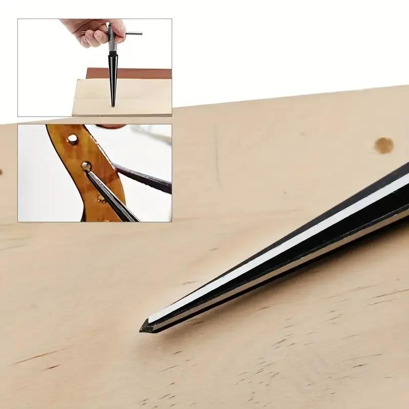 Tapered Hex Reamer, Tapered Reamer, T Handle Taper Reamer, Reamer Tool, Bridge Pin Hole Handheld T Shape Hand Reamer