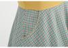 Retro Hepburn Plaid Dress with Lace-Up Bow and Stand Collar, Christmas Edition