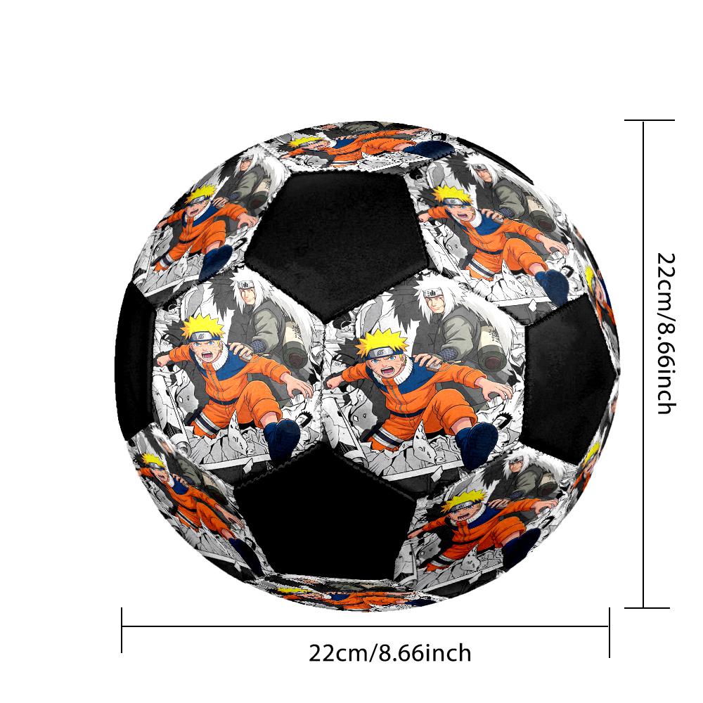 Soccer Ball Colorful Machine Stitched PVC Size 5 Team Training Competition Ready Durable High-Bounce Cool Sports Gift