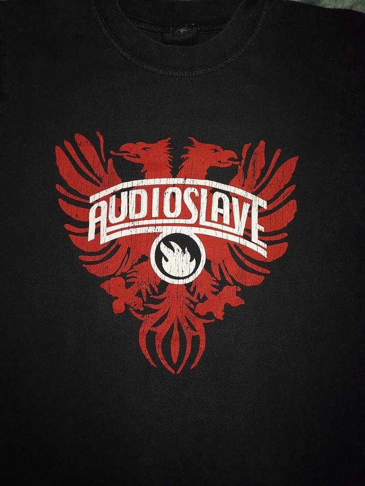 VTG AUDIOSLAVE T SHIRT Short Sleeve Cotton Black Men Size S to 5XL Unisex T-Shirt XXXL