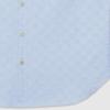 Gucci GG Supreme Oxford Cotton Shirt 'Light Blue' Men's 770295-ZAM9M-4850