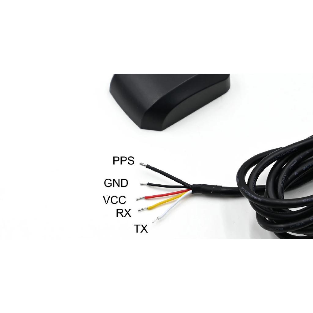 UART TTL Level DIY 5pins Dual-mode PPS GPS GLONASS Module Antenna Reciever NMEA0183 9600 5V 1HZ Waterproof IP67