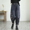 Printed Harun Jeans for Women Spring and Autumn New Item Plus Size Autumn Middle-aged Mom Loose Pants