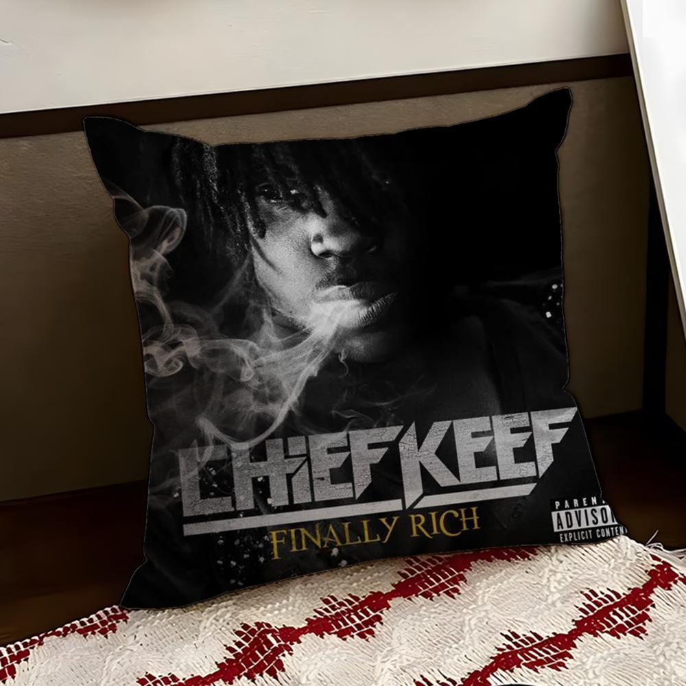 Rapper CChief KKeef Cushion Cover Reversible Soft Durable Pillow Cover Home Car MultiScene Use for Daily Comfort