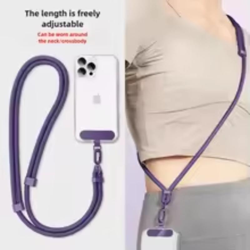 Verbessertes Premium-Handy-Lanyard mit drehbarem Karabinerhaken – Verstellbares Crossbody-/Nackenband, Langlebig & Sturzsicher, Multifunktional Ph