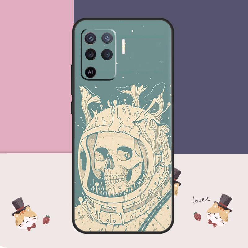 Trippy Skelet Hoesje Voor Oppo A77 A17 A57 A40 A78 A54 A74 A94 A76 A16 A96 A18 A60 A80 A38 A58 A98 A15 A5 Pro