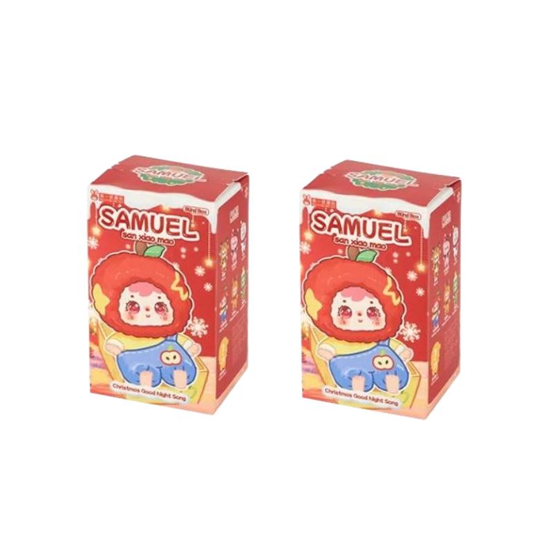 Samuel Christmas Lullaby Series Blind Box Trendy Toy Cute Plush Doll Keychain Bag Charm Christmas Gift For Girls & Women
