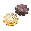 Alloy Incense Burner Stick Holder Plate Burner Plate Buddhism Coil Lotus Censer