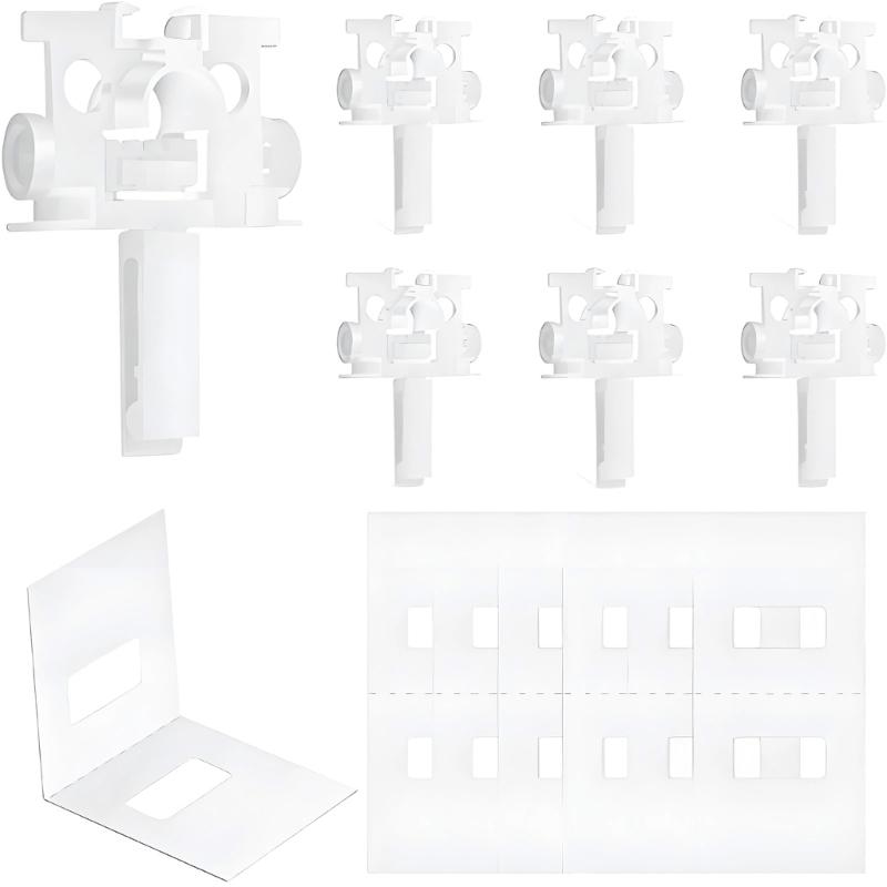 Vertical Blind Repair Carriers with Stem Repair Tabs Vertical Blinds Repair Kits White Vertical Blinds Replacement Parts