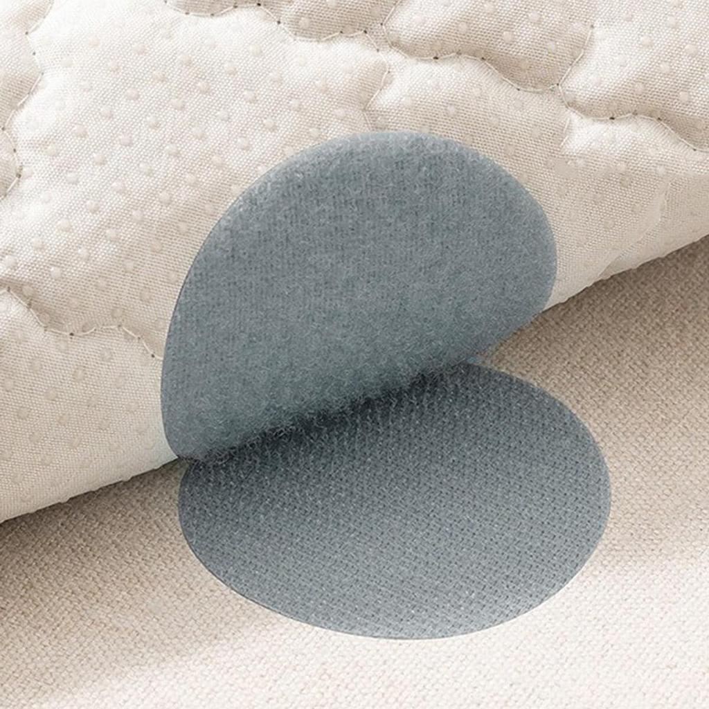 10Pcs Self-adhesive Fastener Dots Stickers Adhesive Tape Sofa Mat Bed Sheet Carpet Anti Slip Fixing Pad PVC Patch