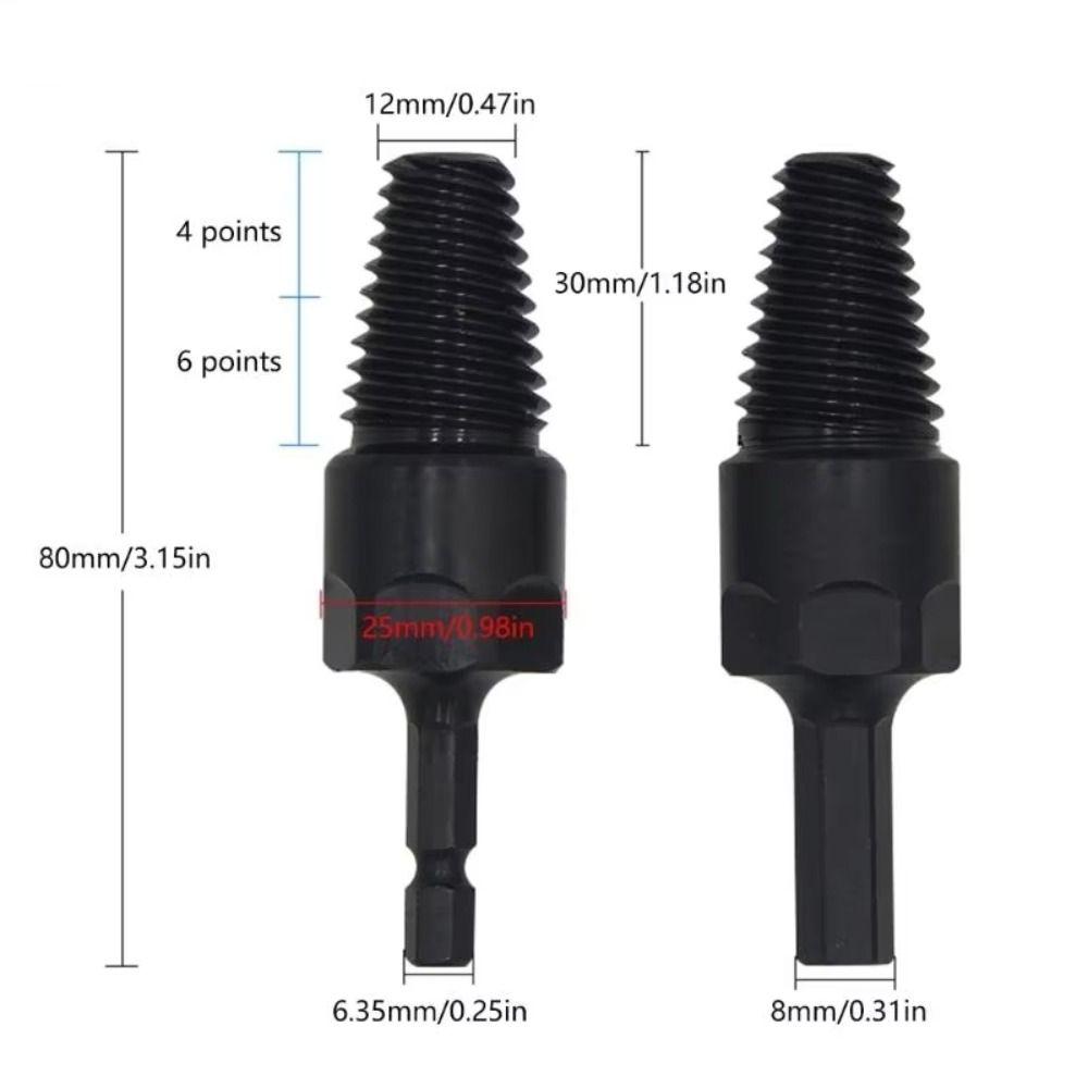 1/4 Inch and 1/2 Inch Electric Drill Extractor  Power Tool Accessories