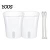 Self Watering Pots for Indoor Plants Plant Plants, Small Planters with Water Level Indicator, Clear Gardening Pothos Inner Cup, Drainage