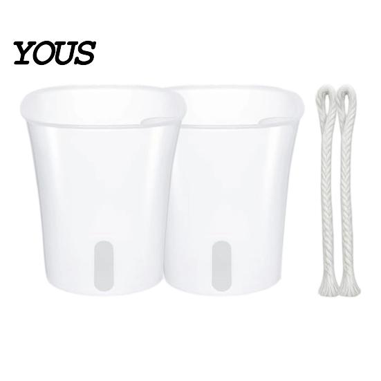 Self Watering Pots for Indoor Plants Plant Plants, Small Planters with Water Level Indicator, Clear Gardening Pothos Inner Cup, Drainage