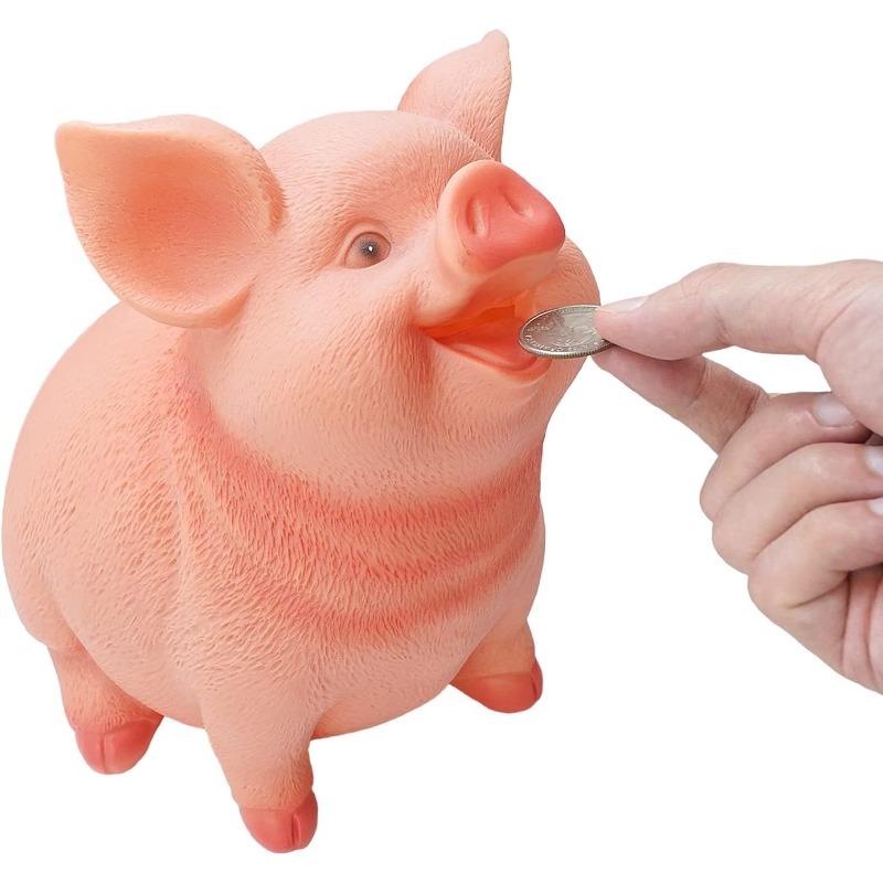 

1 шт. 14 см большая копилка, небьющаяся пластиковая копилка для денег