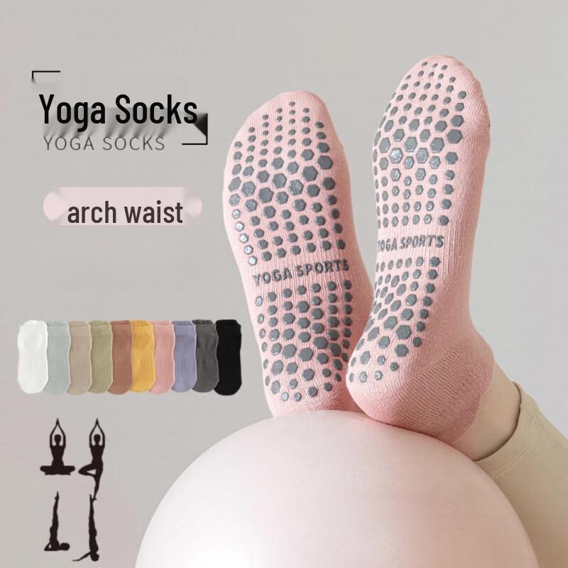 Ayoub Women's Silicone Non-slip Yoga & Pilates Socks