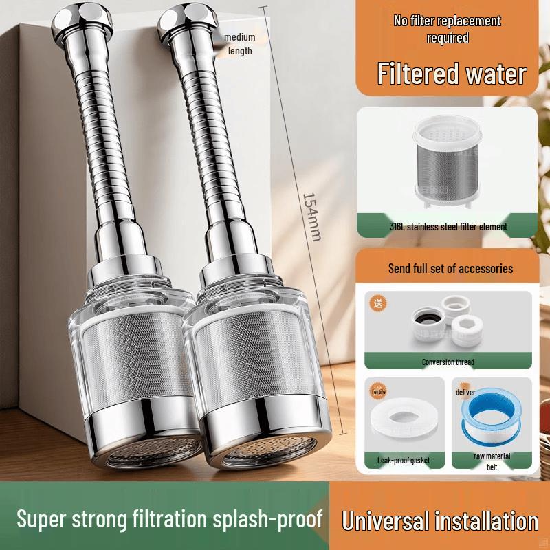 JPHZNB Universal Kitchen Faucet Water Filter