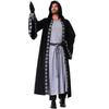 Źródło Średniowieczny płaszcz garnitur śmierci, płaszcz szaty czarodzieja, kostium kapłana z Bliskiego Wschodu kostium na Halloween