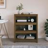 VidaXL Bookcase Honey Brown 80x35x97 Cm Solid Pine Wood 821682