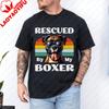 T-shirt Cane Boxer Regalo Amante dei Cani Maglietta Mamma Cane Maglietta Salvataggio Regalo Mamma Papà Abbigliamento Donna Magliette Grafiche Harajuku Top Vintage