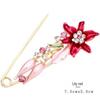 Tulip Corsage Safety Pin Brooch - Anti-Exposure Lapel Pin for Cardigans and Coats