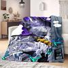 JOJO Anime Flannel Blanket Warm,Comfortable,Suitable for Bedrooms,Sofas,Beds,Chairs,Picnics,Travel