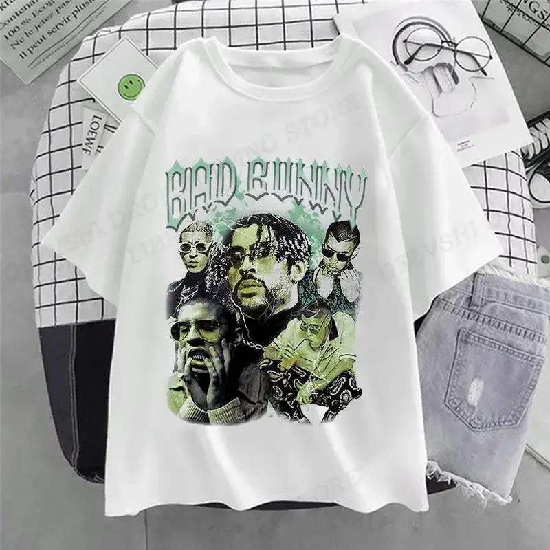 UN VERANO SIN TI Bad Bunny T Shirt Men Women Fashion Hip Hop Music Albums Short Sleeve Plus Size T Shirt Unisex