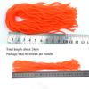 MNFT 5Bundlles/300pcs Fly Fishing Tying Materials Squirmy Wormy Artificial Kit Worm Soft Lure Flies Plastic Worms