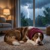 Adjustable Dog Noise Reduction Ear Muffs Breathable Calming Hood Pet Calming Hood  Thunderstorm