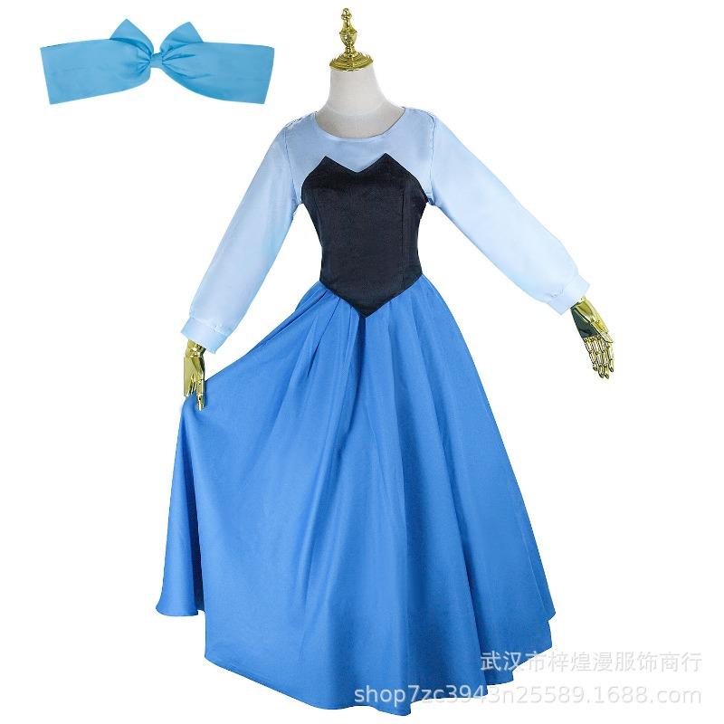 Костюм для косплея Русалочки, платье Принцессы Ариэль для взрослых, костюм для косплея аниме Принца Алека XS