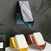 Punch-free Wall-mounted Bathroom Soap Rack Wall-mounted Bathroom Soap Box Home Kitchen Punch-free Storage Rack