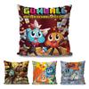 Cartoon The A-Amazing GumbalPillow Case Square Pillow Bedroom Sofa Leisure Comfort Cushion Car Living Room Home Decoration 40X40