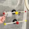 Dopamine Punch-Free Wall-Mounted Towel Rack and Storage Shelf