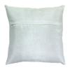 Coussin effet chiné métallisé blanc 40x40