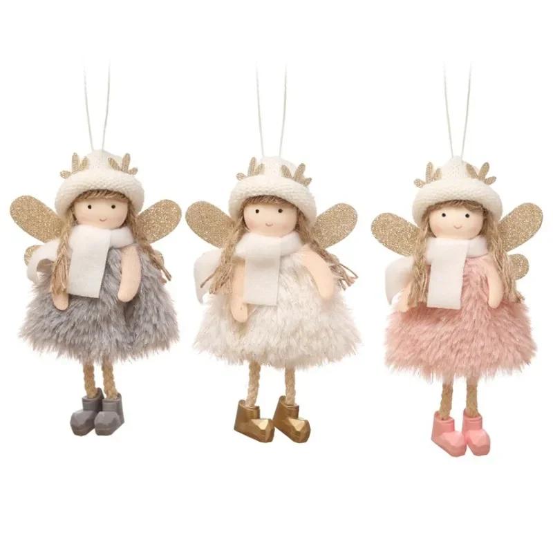 Christmas Tree Decor Xmas Tree Hanging Decoration 2026 New Year Christmas Angel Hanging Ornament Angel Doll Hanging Ornament