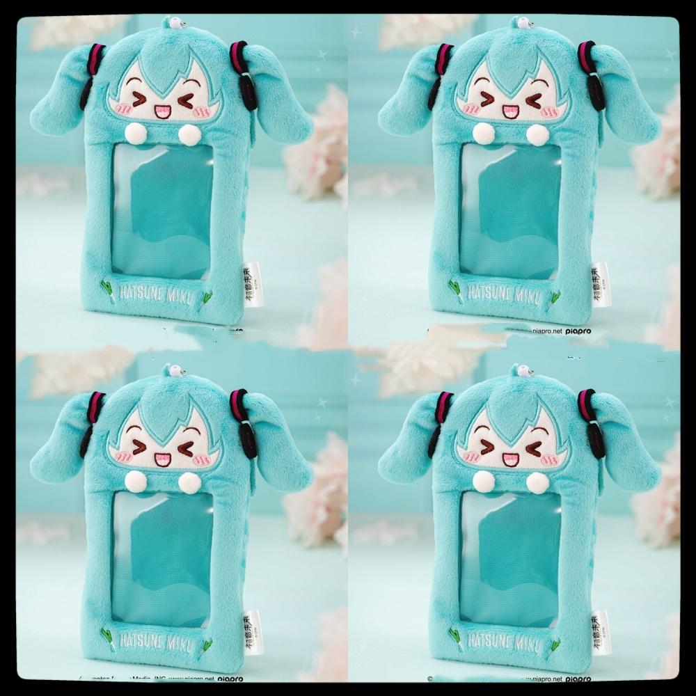 Discover Intime Women's Hatsune Miku Anime Adorable Card Holder Pouch Id Keychain Miku Peripheral Id Po Card Holder Birth Date Present Cute And Charming