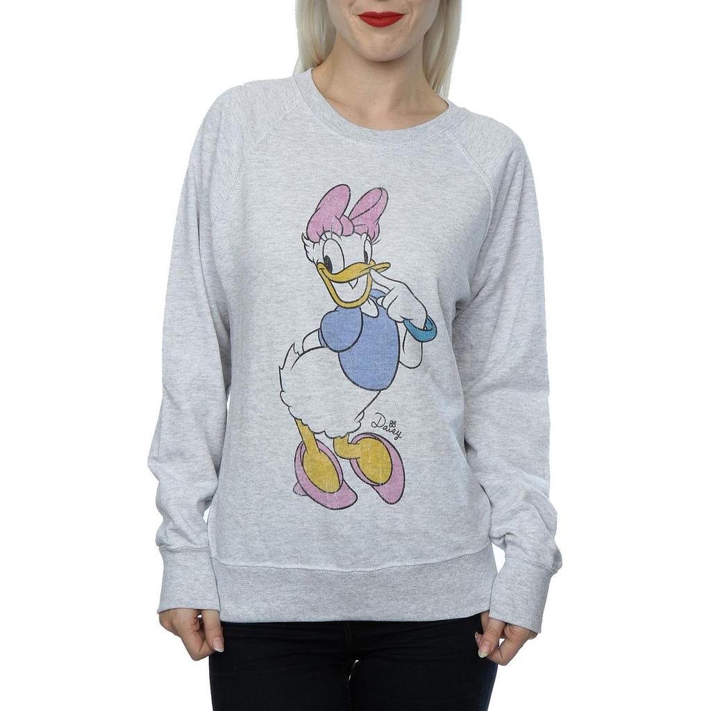 Disney Womens/Ladies Classic Daisy Duck Heather Sweatshirt
